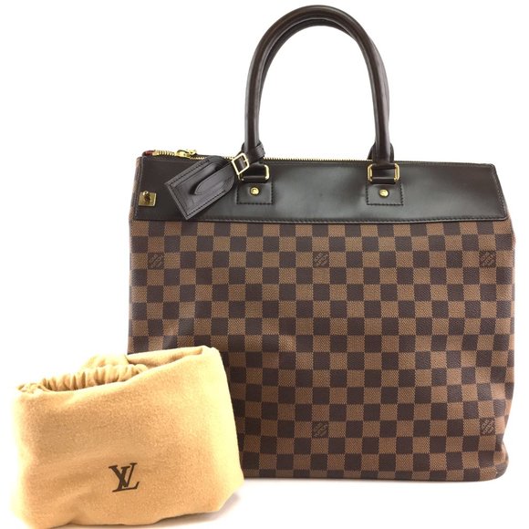 Greenwich Duffle Damier Ébène Canvas Weekend bag - Picture 4 of 12